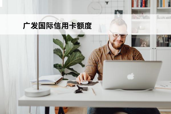 广发国际信用卡额度
(广发国际卡是什么东西)