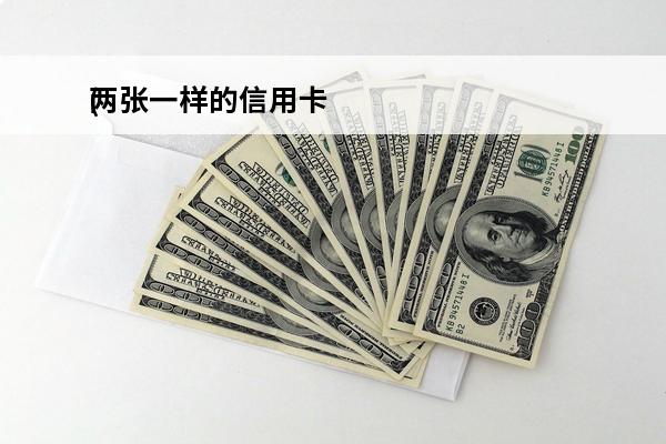 两张一样的信用卡
(两张一样的信用卡怎么分旧卡和新卡)