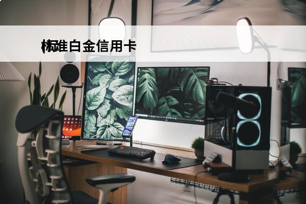 标准白金信用卡
(标准白金信用卡和金卡有什么区别)