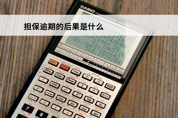 担保逾期的后果是什么
(担保有逾期可以贷款吗)
