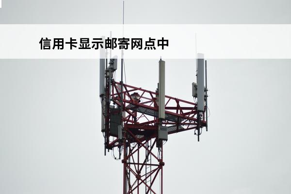 信用卡显示邮寄网点中
(正在邮寄途中的信用卡可以查额度吗?)