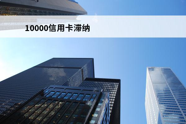 10000信用卡滞纳金多少
(信用卡1000逾期一天滞纳金多少)