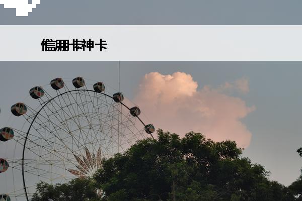 信用卡神卡
 信用卡神卡排行2022