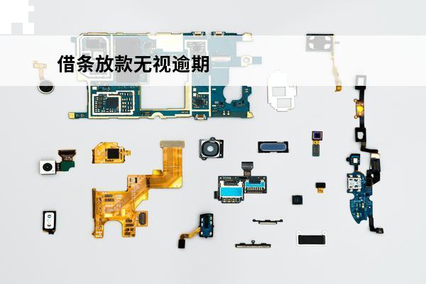 借条放款无视逾期
 无借款日期的借条