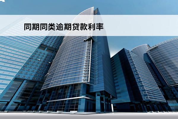 同期同类逾期贷款利率
 同期贷款逾期罚息利率