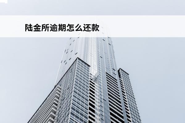 陆金所逾期怎么还款
 陆金所最后怎么处理