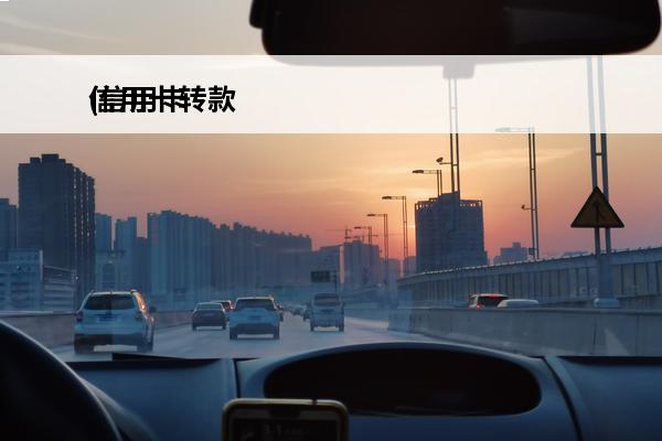 信用卡转款
(信用卡转款转多了怎么退回)
