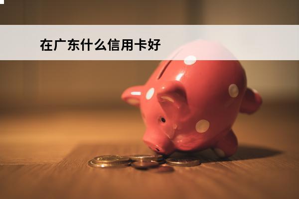在广东什么信用卡好
 在广州什么信用卡最好