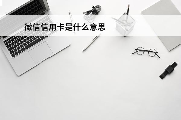 微信信用卡是什么意思
(微信的信用卡是什么)