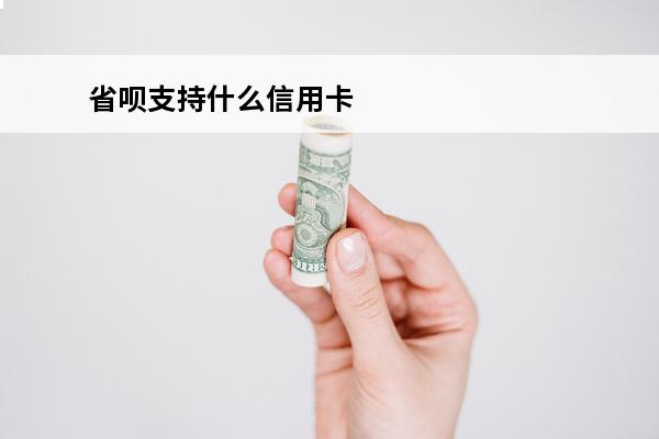 省呗支持什么信用卡
(省呗支持什么信用卡支付)