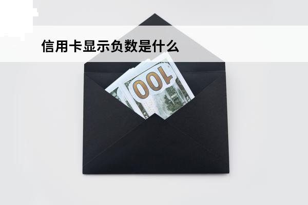 信用卡显示负数是什么意思
(信用卡显示负数是什么意思)