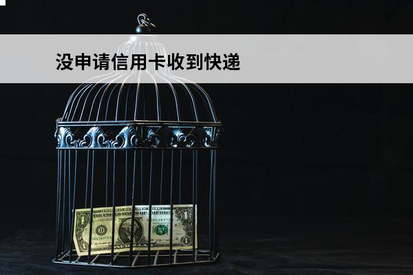 没申请信用卡收到快递
 没申请信用卡却收到了