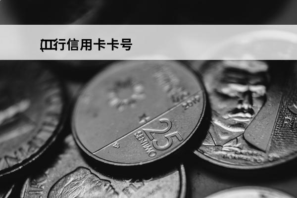 工行信用卡卡号
(工行信用卡卡号不好可以换吗)