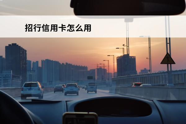 招行信用卡怎么用
 招行信用卡怎么用支付宝自动还款