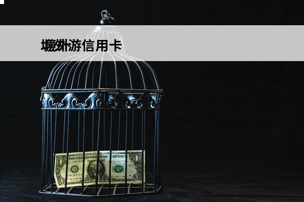 境外游信用卡
 境外消费信用卡