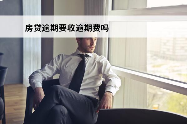 房贷逾期要收逾期费吗
 房贷逾期要交滞纳金吗?
