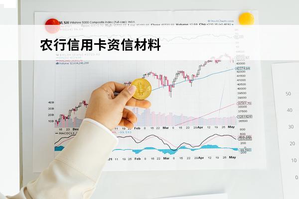 农行信用卡资信材料
(农业银行资信)