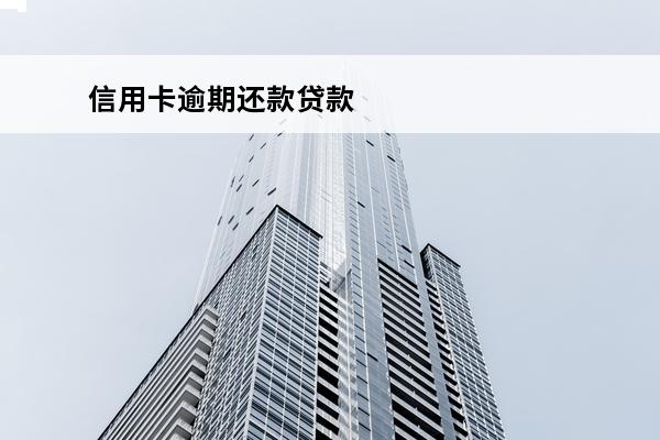 信用卡逾期还款贷款
(贷款逾期后信用卡会降额吗)
