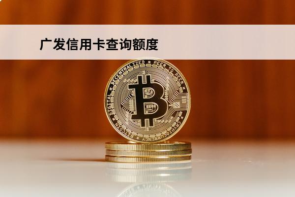 广发信用卡查询额度
 怎样查广发信用卡余额查询
