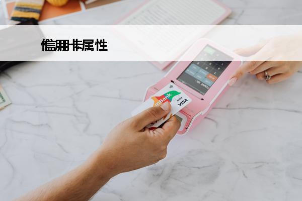 信用卡属性
 信用卡属性未完整