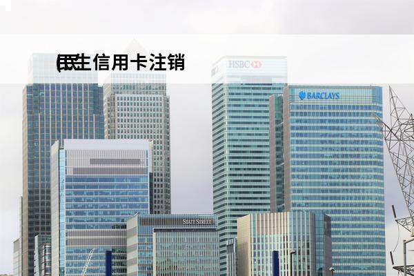 民生信用卡注销
(民生信用卡注销流程)