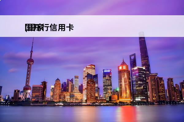 国开行信用卡
(国家开发银行信用卡)