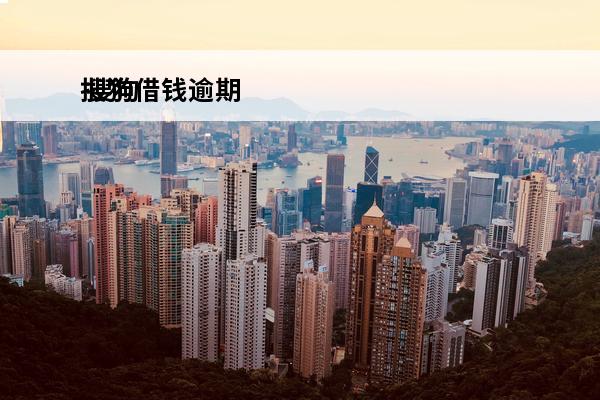 搜狗借钱逾期
 搜狗