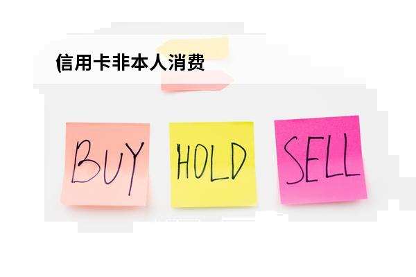 信用卡非本人消费
(非本人信用卡可以刷吗)