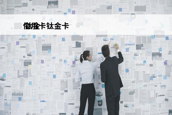 信用卡钛金卡
 钛金银行卡