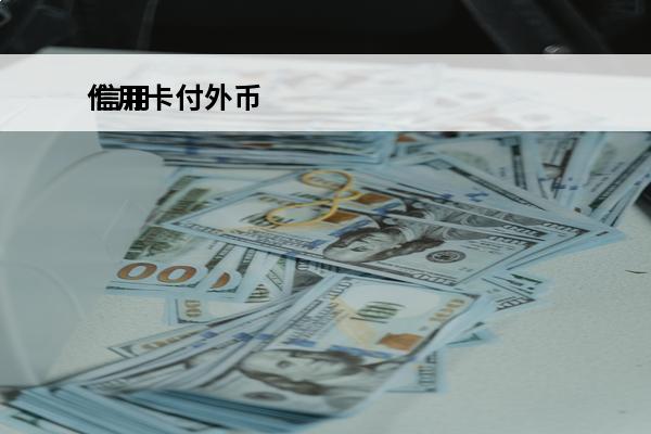 信用卡付外币
 信用卡付外币有限额吗