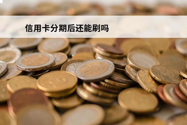 信用卡分期后还能刷吗
(信用卡分期后还能刷吗现在)
