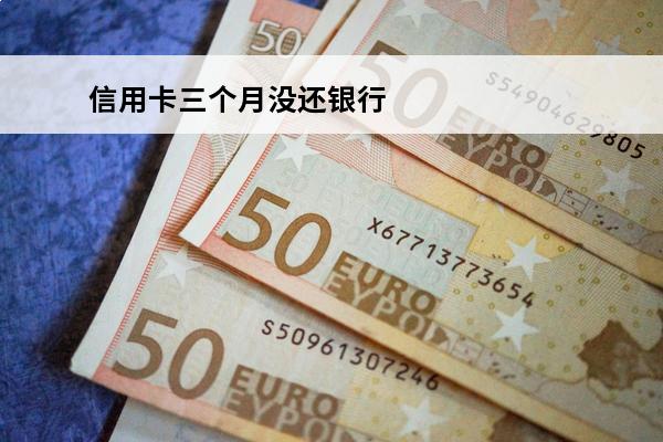 信用卡三个月没还银行会怎么处理
 信用卡3个月未还款