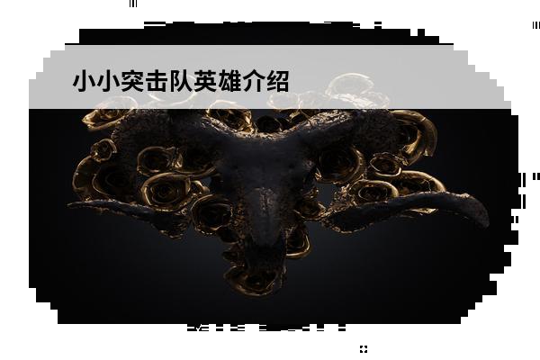 小小突击队英雄介绍 