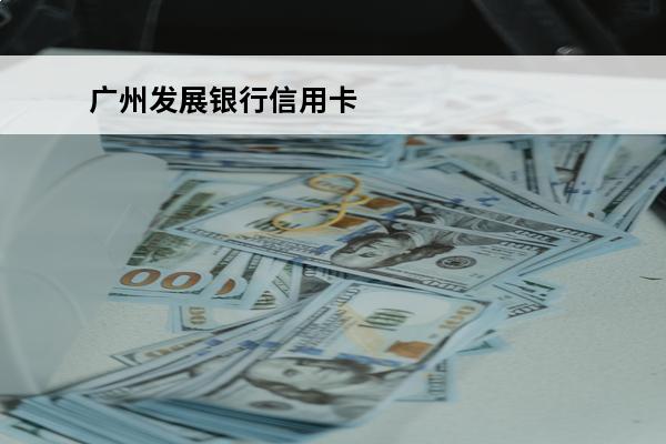 广州发展银行信用卡
 广发银行信用卡申请办理