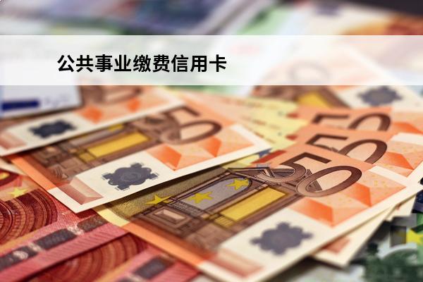 公共事业缴费信用卡
 公共事业卡是干嘛的