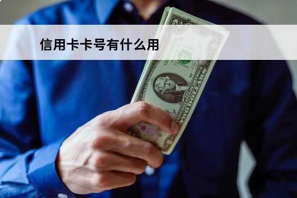 信用卡卡号有什么用
 有效的信用卡号