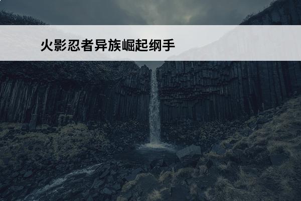 火影忍者异族崛起纲手