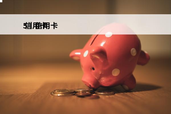 5丨信用卡
 信用卡