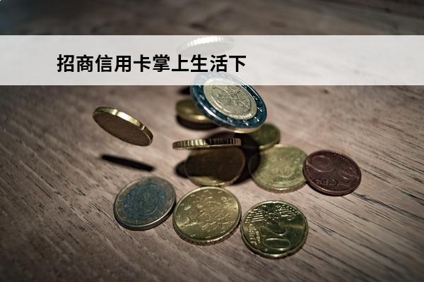 招商信用卡掌上生活下