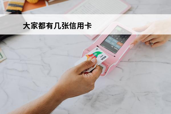 大家都有几张信用卡
