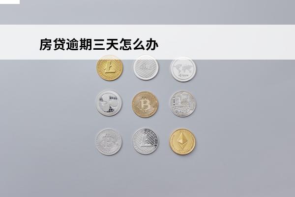 房贷逾期三天怎么办
 房贷逾期三天还款的后果