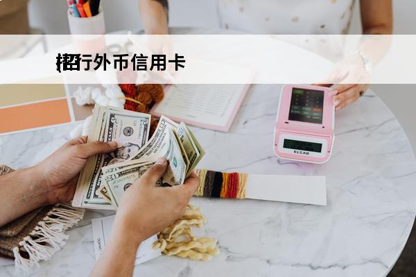 招行外币信用卡
(招行外币信用卡无法刷地铁)