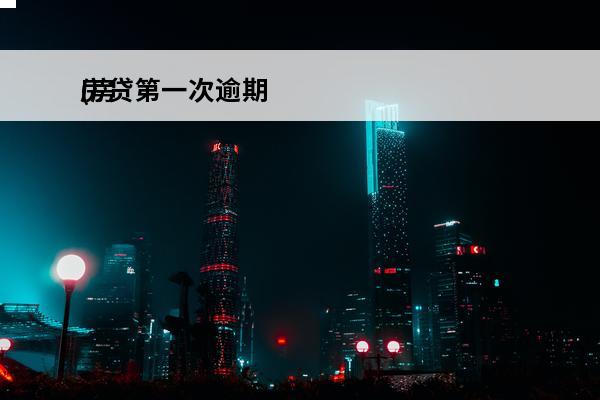 房贷第一次逾期
(房贷第一次逾期有什么后果)