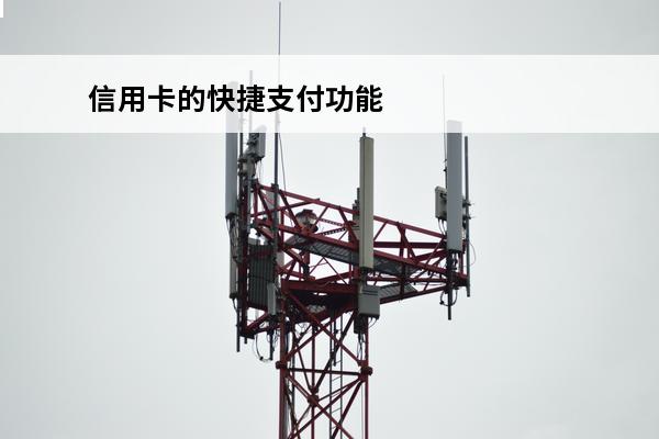 信用卡的快捷支付功能
 信用卡的快捷支付功能怎么打开