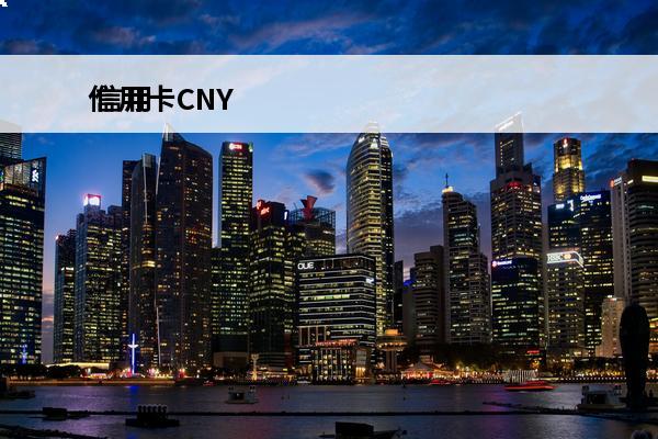 信用卡CNY
 信用