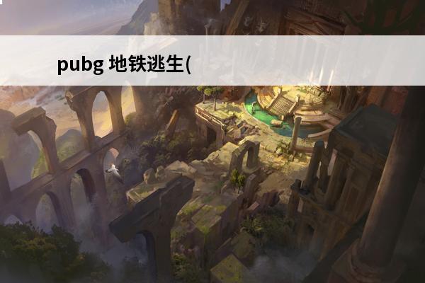 pubg 地铁逃生(pubg地铁逃生怎么玩)