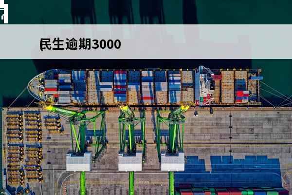 民生逾期3000
(