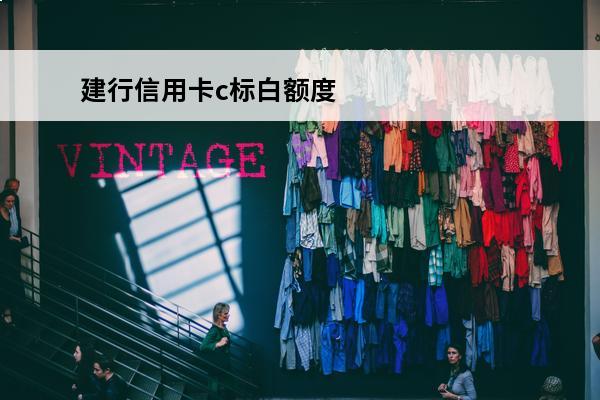 建行信用卡c标白额度
(建行coy卡c标白的额度)