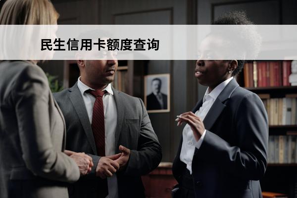民生信用卡额度查询
(怎样查民生信用卡的可用余额)
