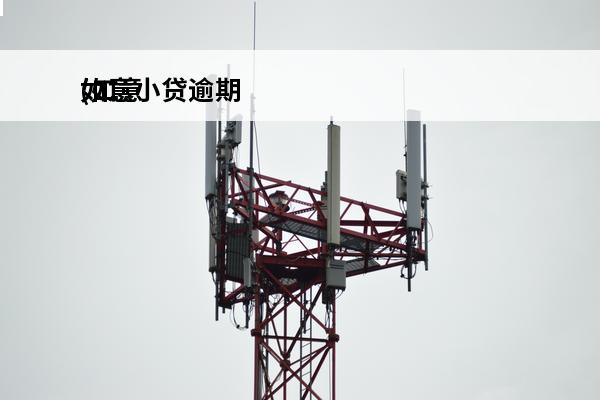 如意小贷逾期
(如意
